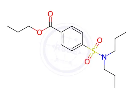 Chemical structure of Probenecid Impurity 7(Probenecid n-propyl Ester)