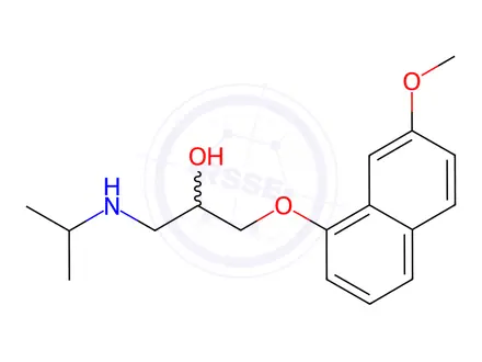 Chemical structure of Propranolol Hydrochloride Impurity 33