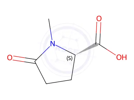Chemical structure of (S)-1-Methyl-5-oxopyrrolidine-2-carboxylic acid