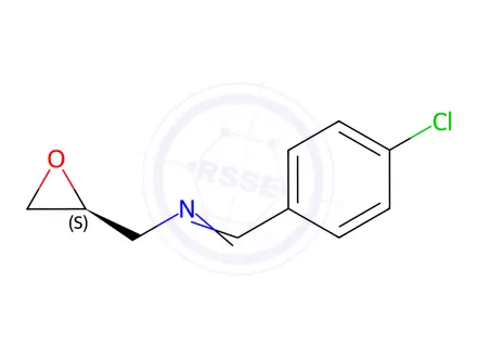 Chemical structure of (S)-(E,Z)-N-(4-chlorobenzylidene)-1-(oxiran-2-yl)methanamine