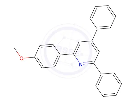 Chemical structure of 2-(4-Methoxyphenyl)-4,6-diphenylpyridine
