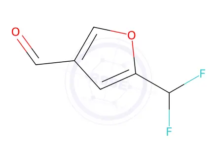 Chemical structure of 5-(Difluoromethyl)-3-Furaldehyde