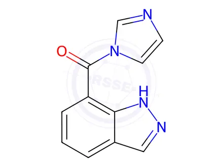Chemical structure of Niraparib Impurity 90
