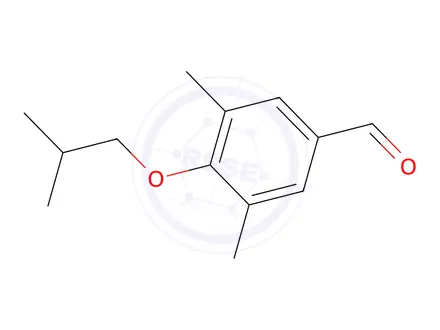 Chemical structure of 4-Isobutoxy-3,5-dimethylbenzaldehyde
