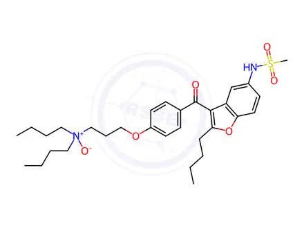 Chemical structure of Dronedarone N-Oxide