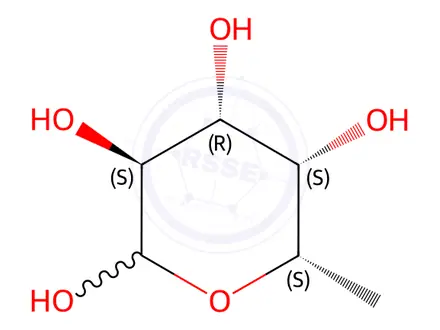 Chemical structure of (3S,4R,5S,6S)-6-Methyltetrahydro-2H-pyran-2,3,4,5-tetraol