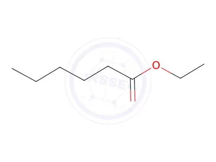 Chemical structure of Hexanoic acid-ethyl ester