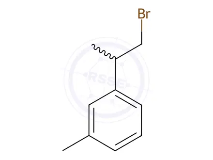 Chemical structure of 1-(1-Bromopropan-2-yl)-3-methylbenzene