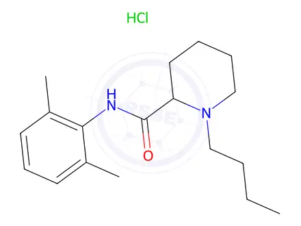 Chemical structure of Bupivacaine Hydrochloride