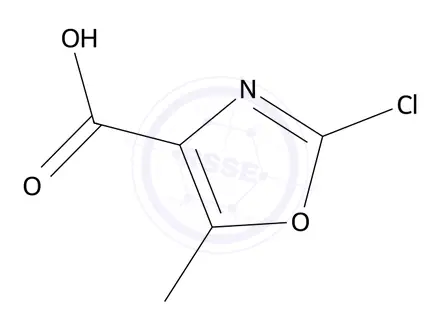 Chemical structure of 2-Chloro-5-methyloxazole-4-carboxylic acid