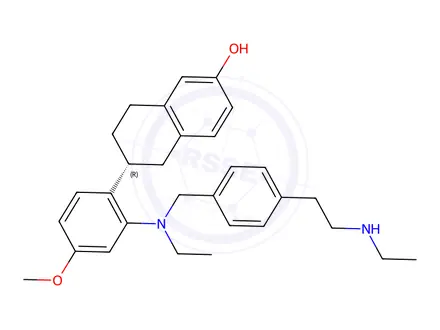 Chemical structure of Elacestrant Dihydrochloride