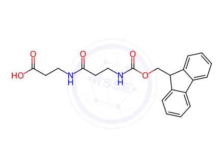 Chemical structure of Fmoc-β-Ala-β-Ala-OH