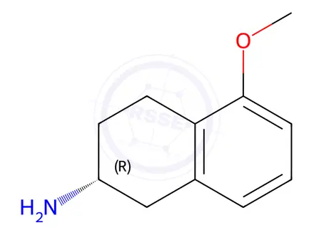 Chemical structure of (R)-2-Amino-5-methoxytetraline