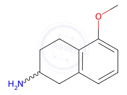 Chemical structure of 5-Methoxy-1,2,3,4-Tetrahydronaphthalen-2-Amine