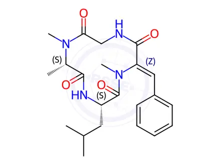 Chemical structure of Tentoxin