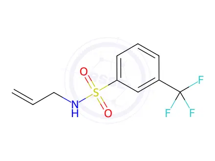 Chemical structure of N-2-Propen-1-yl-3-(trifluoromethyl)benzenesulfonamide