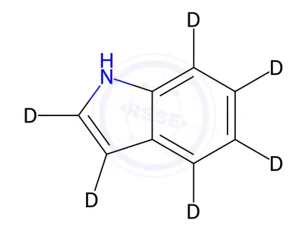 Chemical structure of Indole-d6