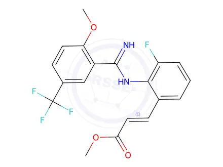 Chemical structure of Letermovir Impurity 4
