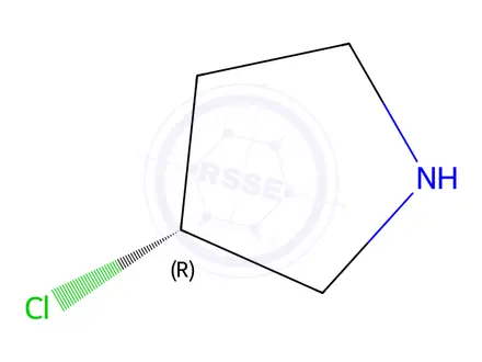 Chemical structure of (3R)-3-Chloropyrrolidine