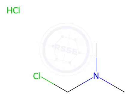Chemical structure of 1-Chloro-N,N-dimethyl methanamine Hydrochloride