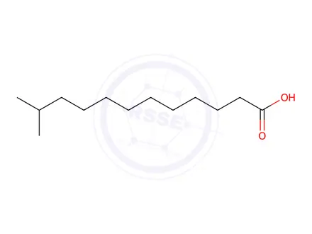 Chemical structure of 11-Methyldodecanoic Acid