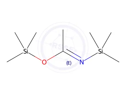 Chemical structure of N,O-Bis(trimethylsilyl)acetamide