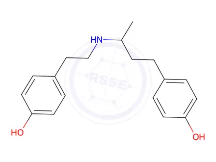 Chemical structure of 4-(3-((4-hydroxyphenethyl)amino)butyl)phenol