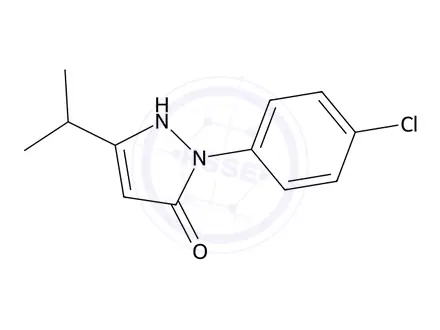 Chemical structure of 1-(4-Chlorophenyl)-3-isopropyl-1H-pyrazol-5-ol