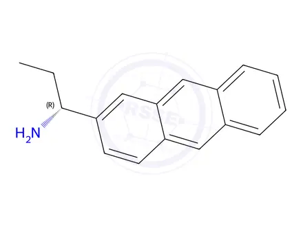 Chemical structure of (r)-1-(Anthracen-2-yl)propan-1-amine