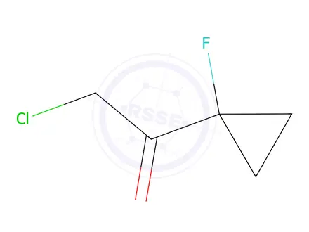 Chemical structure of 2-Chloro-1-(1-fluorocyclopropyl)ethanone
