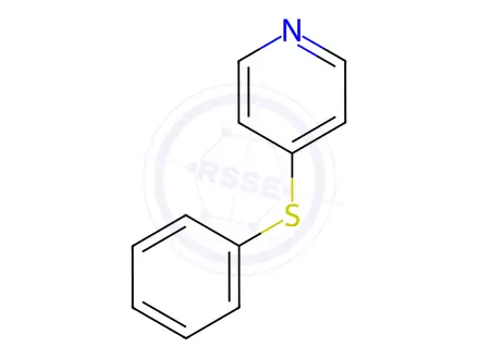 Chemical structure of 4-(phenylthio)pyridine