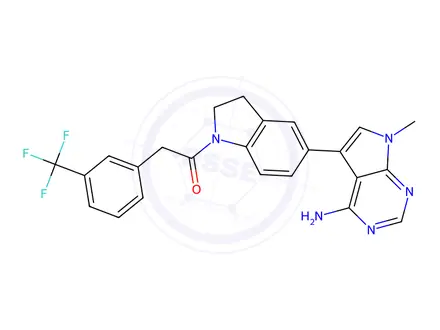 Chemical structure of GSK 2606414