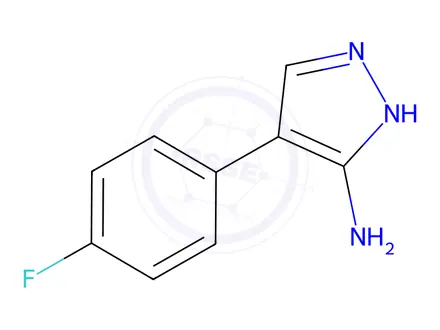 Chemical structure of 4-(4-FLUOROPHENYL)-1H-PYRAZOL-5-AMINE