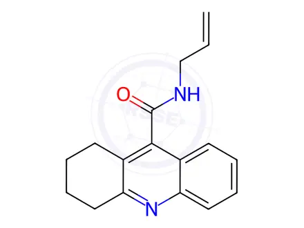 Chemical structure of N-Allyl-1,2,3,4-tetrahydroacridine-9-carboxamide