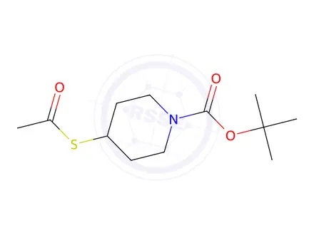 Chemical structure of Tert-Butyl 4-(Acetylsulfanyl)Piperidine-1-Carboxylate