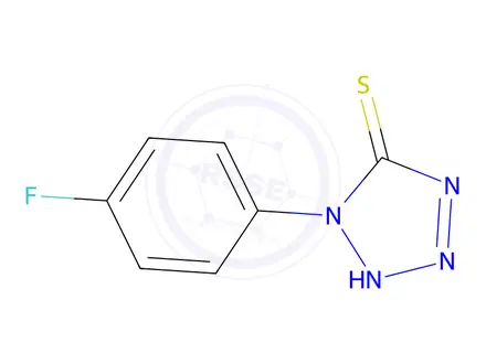 Chemical structure of 1-(4-Fluorophenyl)-1H-tetrazole-5-thiol