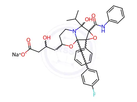 Chemical structure of Atorvastatin Epoxy Pyrrolooxazin 7-hydroxy analog