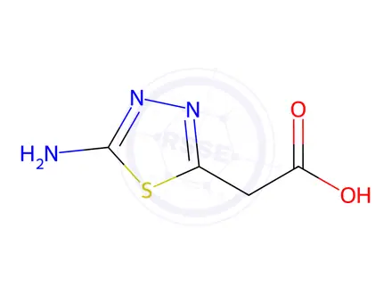 Chemical structure of (5-Amino-[1,3,4]thiadiazol-2-yl)-acetic acidmethyl ester