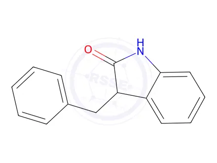 Chemical structure of 3-Benzylindolin-2-one