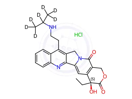 Chemical structure of Belotecan-d7 Hydrochloride-x0000-