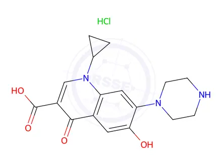 Chemical structure of Ciprofloxacin EP Impurity F