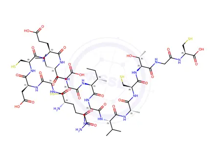Chemical structure of uroguanylin