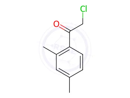 Chemical structure of 2-Chloro-1-(2,4-dimethylphenyl)ethanone