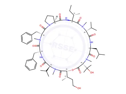 Chemical structure of Aureobasidin S2b
