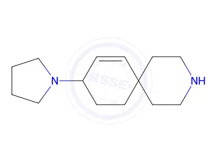 Chemical structure of 9-(Pyrrolidin-1-yl)-3-azaspiro[5.5]undec-7-ene