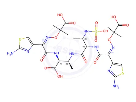 Chemical structure of Aztreonam Impurity 54