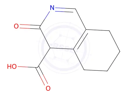 Chemical structure of 3-Oxo-3,4,5,6,7,8-hexahydroisoquinoline-4-carboxylic acid