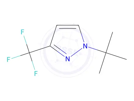 Chemical structure of 1-tert-butyl-3-(trifluoromethyl)-1H-pyrazole