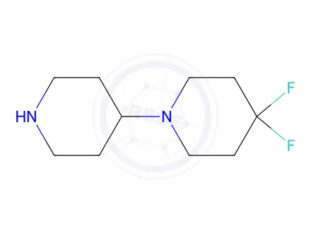 Chemical structure of 4,4-Difluoro-1,4'-bipiperidine