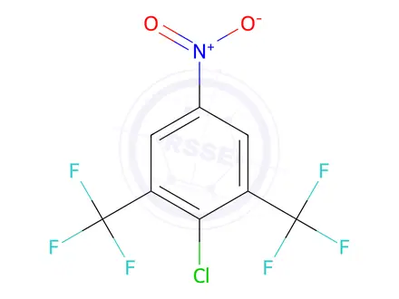 Chemical structure of 2-Chloro-5-nitro-1,3-bis(trifluoromethyl)benzene